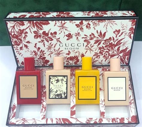 gucci perfume travel set.